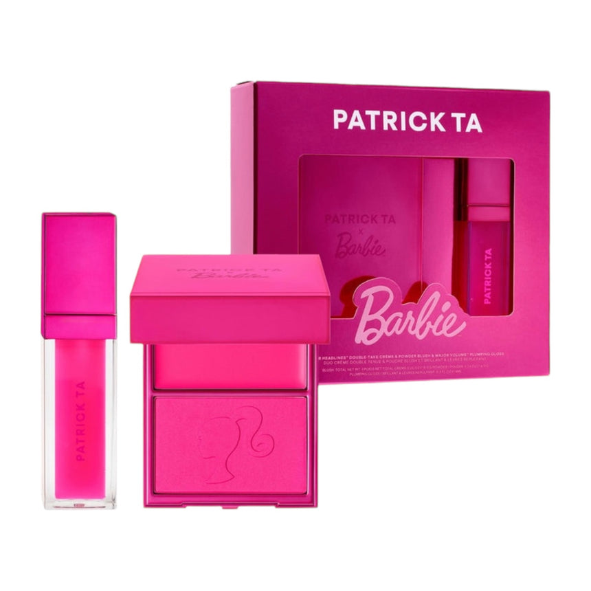 Kit de Rubor y Gloss Patrick Ta x Barbie Blush Duo and Lip Plumper