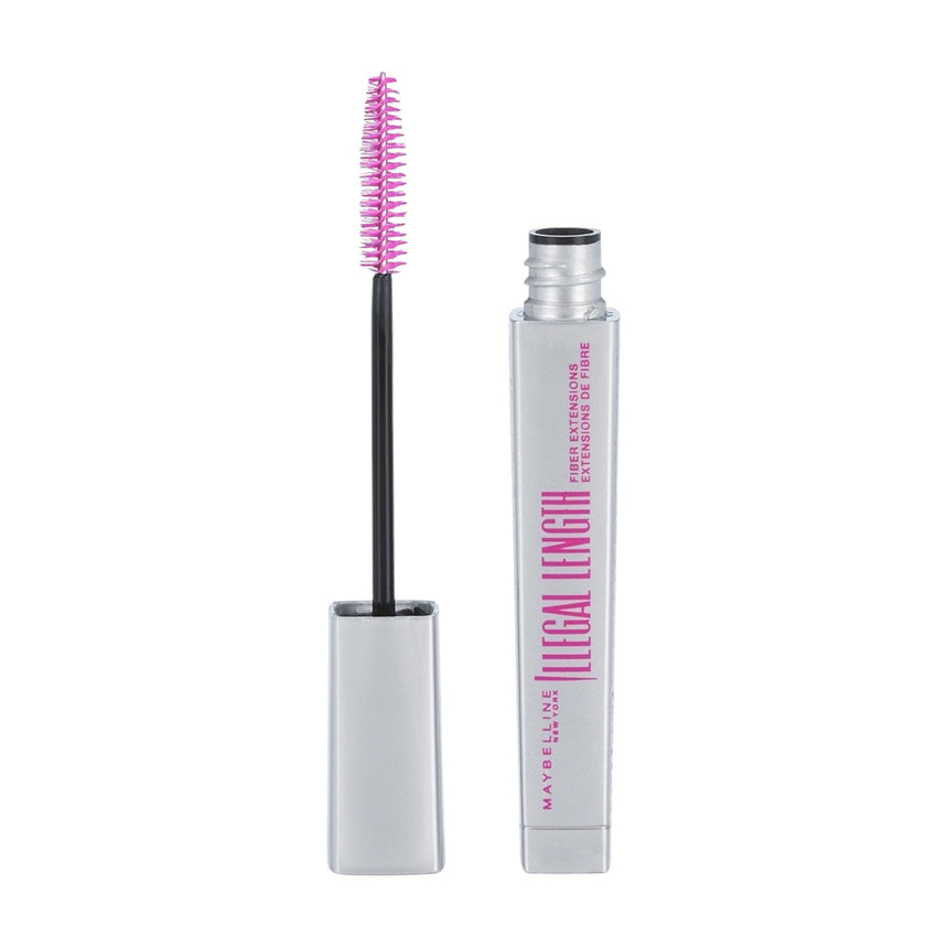 Mascara de Pestañas Maybellines Ilegal Length Fiber Extensions