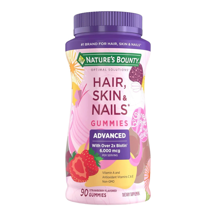 Gomitas para Cabello, Piel y Uñas Nature’s Bounty Hair, Skin & Nails Gummies Advanced