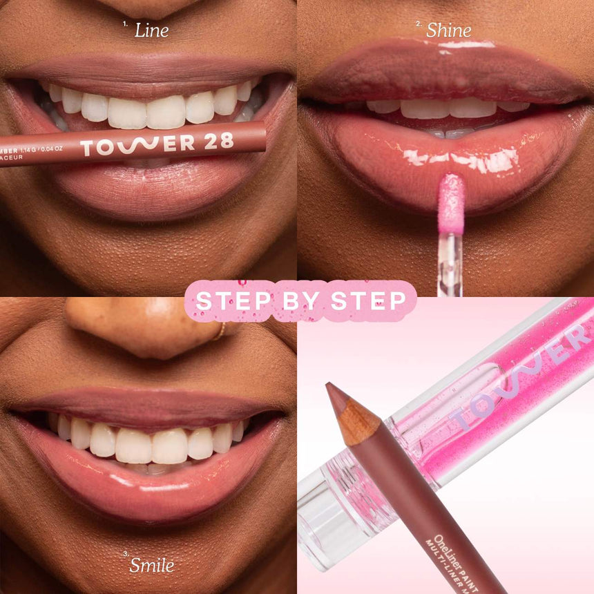 Kit de Labios Tower 28 Beauty Line Shine Lip