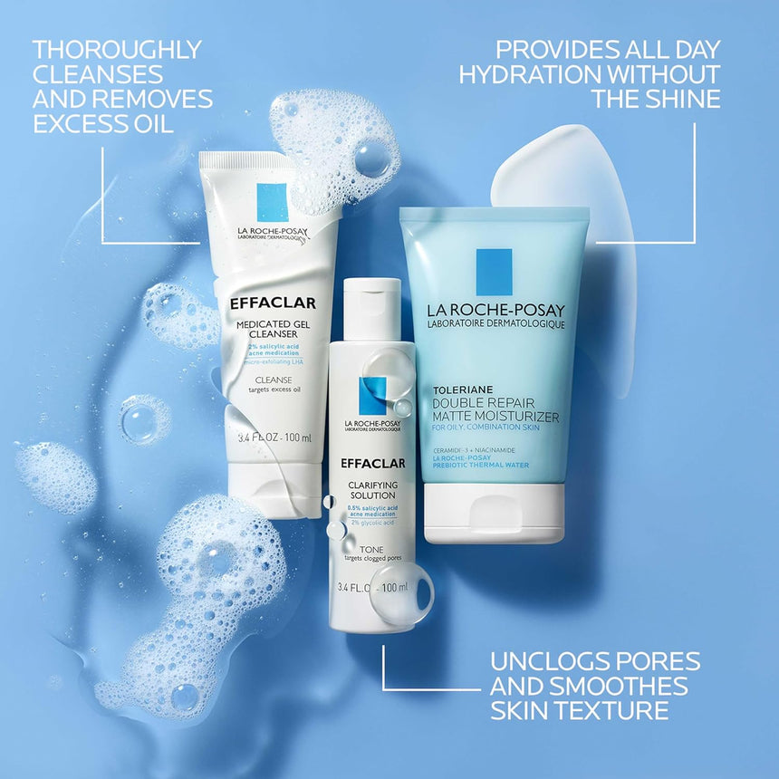 Kit de Esenciales de la Roches Posay Effaclar Daily Acne Essentials