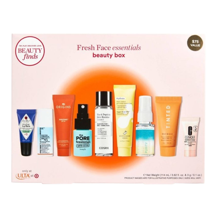 Kit de Skincare Ulta Beauty Fresh Face Essentials Beauty Box