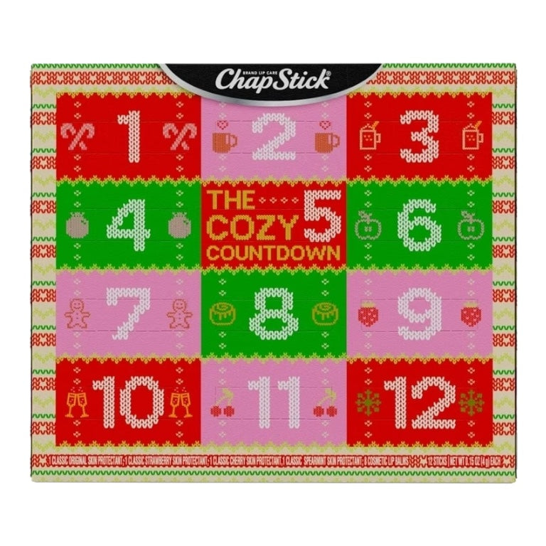 Calendario de Adviento ChapStick The Cozy Countdown
