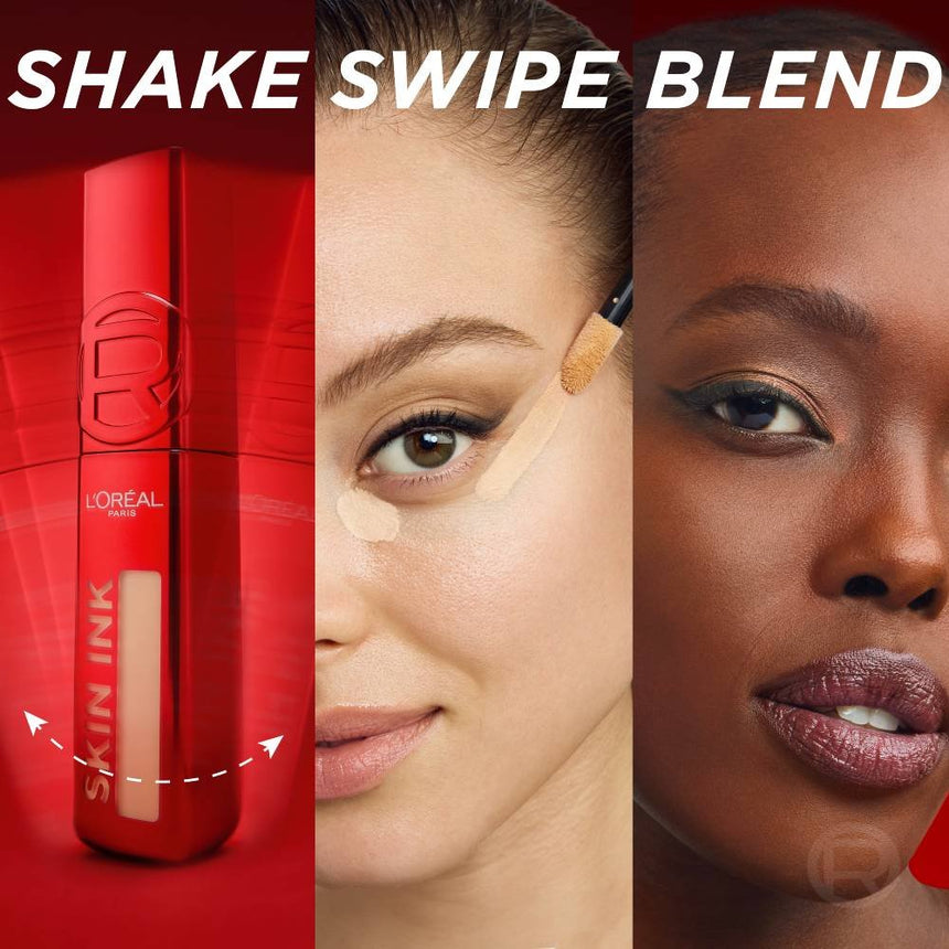 Corrector L’Oréal Skin Ink 48h Longwear 2 in 1 Foundation Concealer