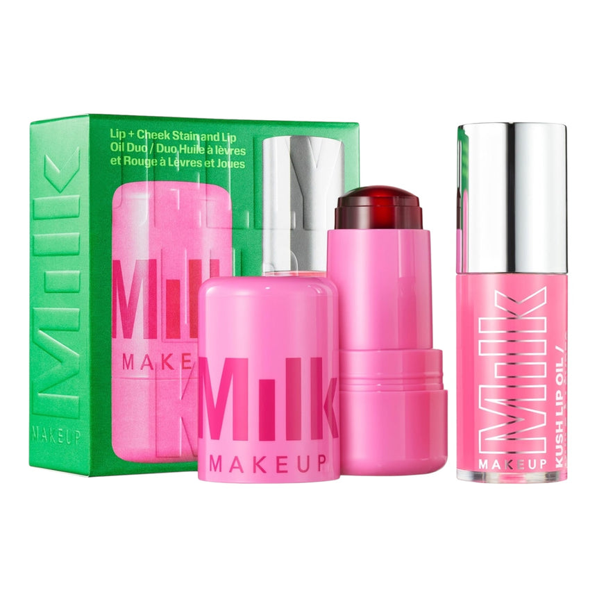 Dúo de Labios Milk The Jelly Lip Kit Lip Cheek Stain & Lip Oil