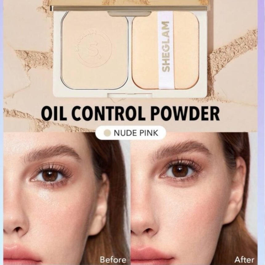 Polvos para Control de Grasa She Glam Velvet Veil Oil Control Powder