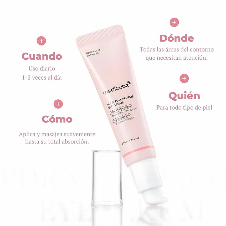 Contorno de Ojos Medicube PDRN Pink Peptide Eye Cream 30ml
