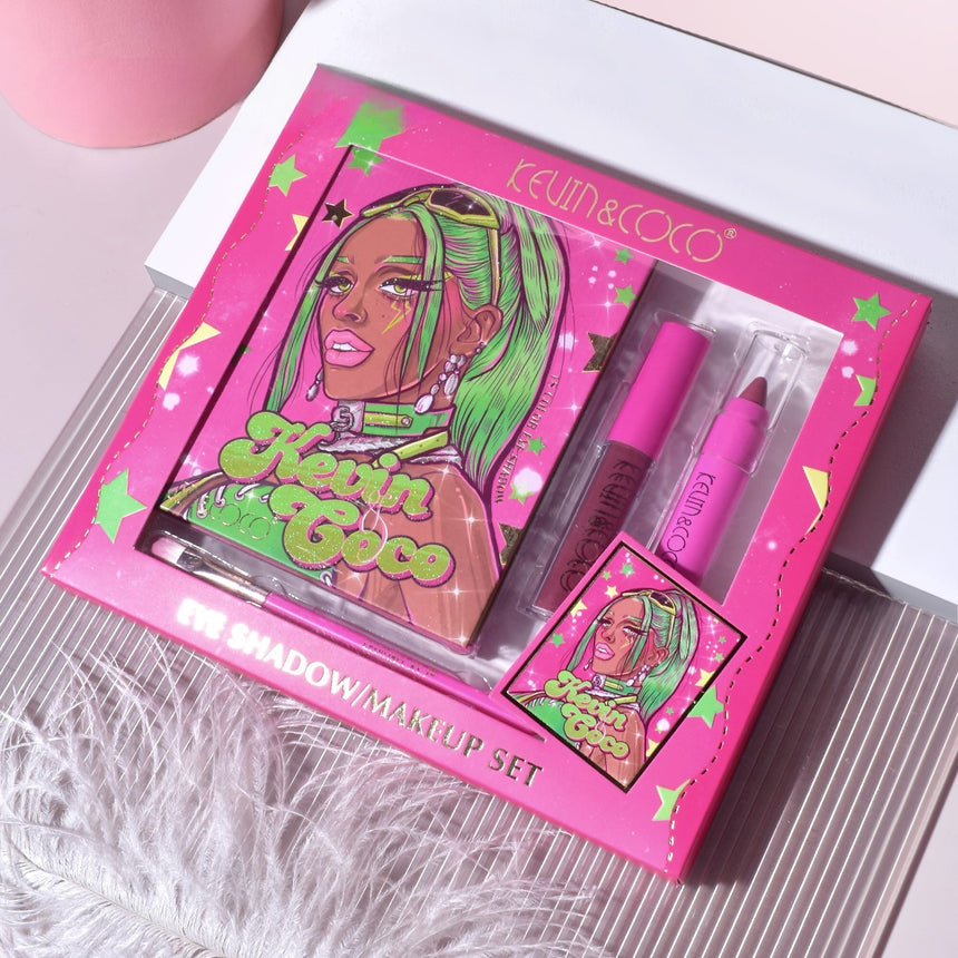 Kit Paleta de Sombras y Labios Kevin & Coco Mix and Match Eye Shadow