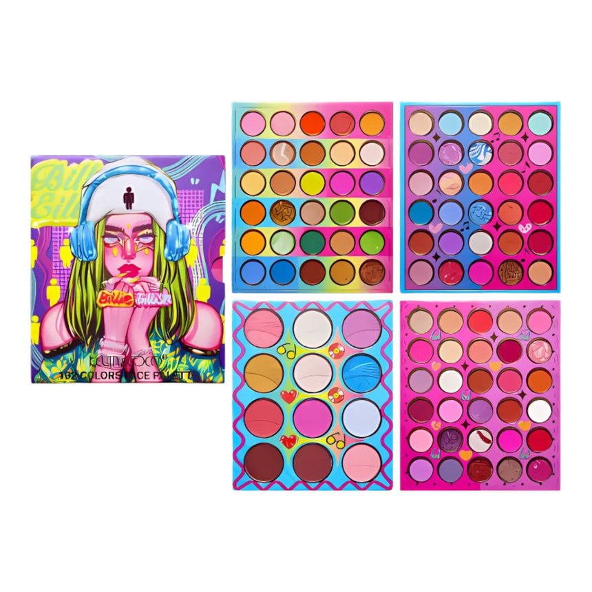 Paleta de Sombras 101 Colores Kevin & Coco Billie Eillish