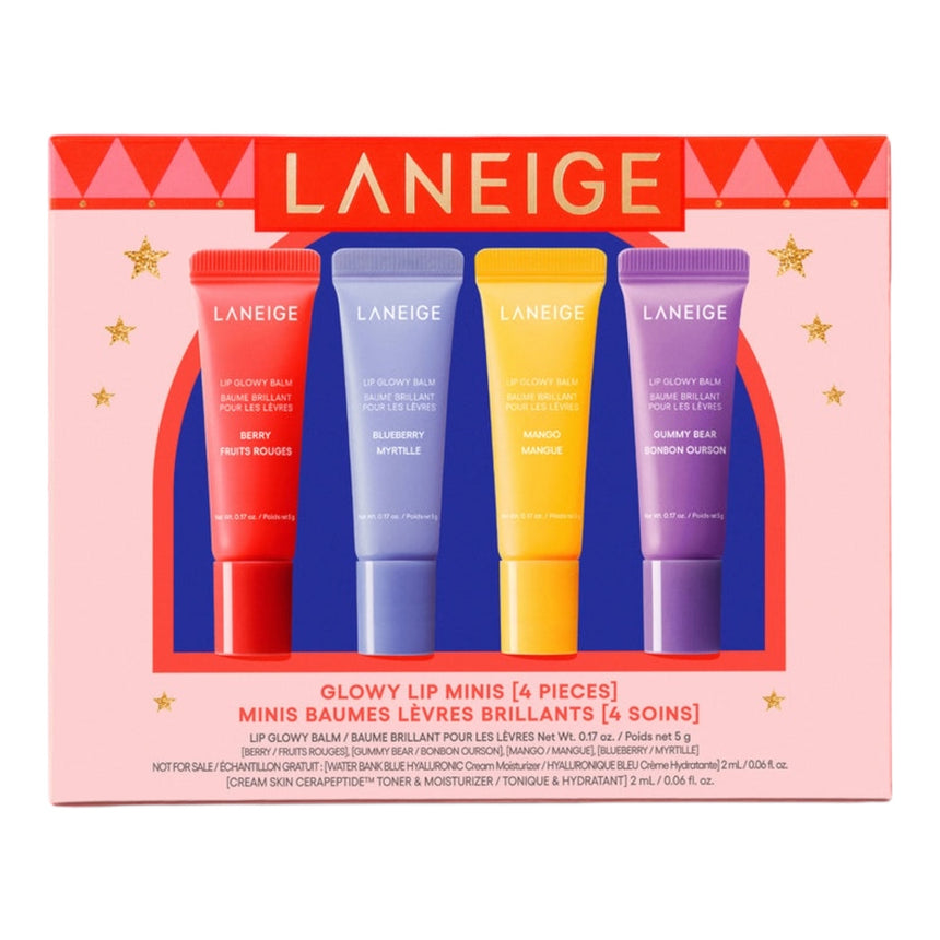 Kit de Brillo Labial Laneige Glowy Lip Minis