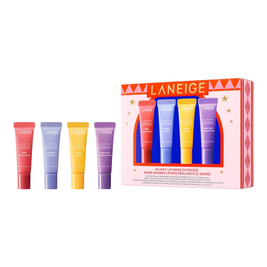 Kit de Brillo Labial Laneige Glowy Lip Minis