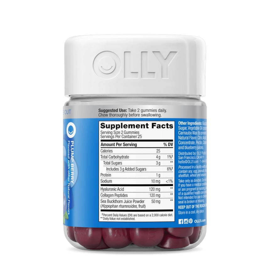 Gomitas para el Cuidado de la Piel Olly Glowing Skin 50uni