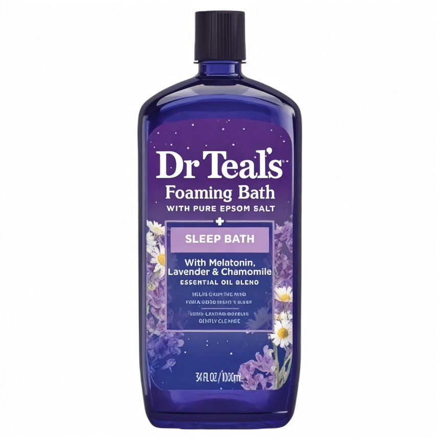 Aceite de Baño Nocturno con Melatonina, Lavanda y Manzanilla Dr. Teals Foaming Bath Sleep Bath With Melatonin Lavender & Chamomile