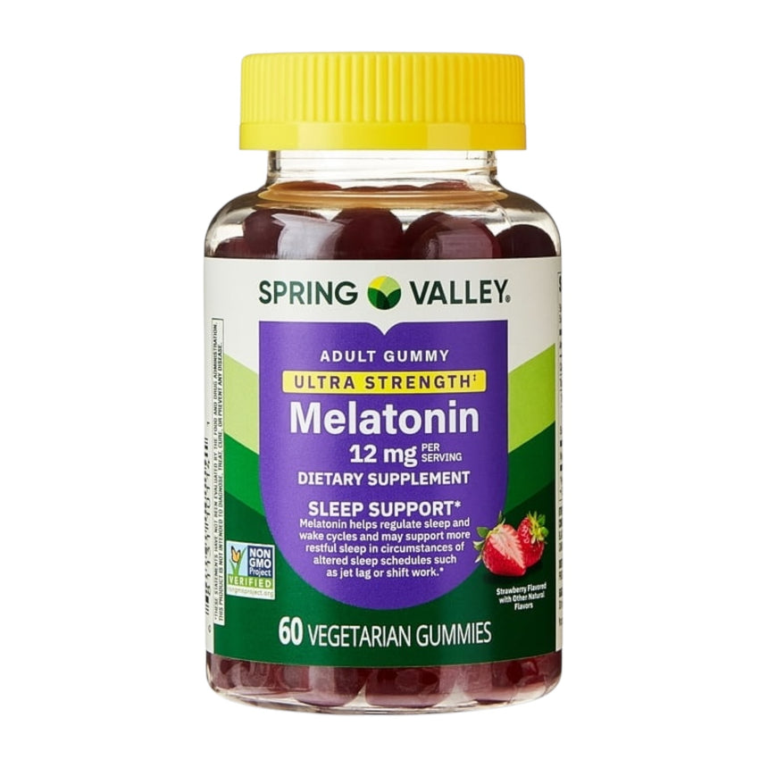 Gomitas de Melatonina Spring Valley para 12mg 60uni