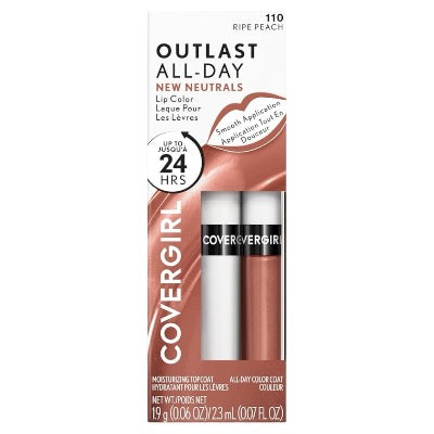 Dúo de Labiales de Covergirl Outlast All Day Lipcolor