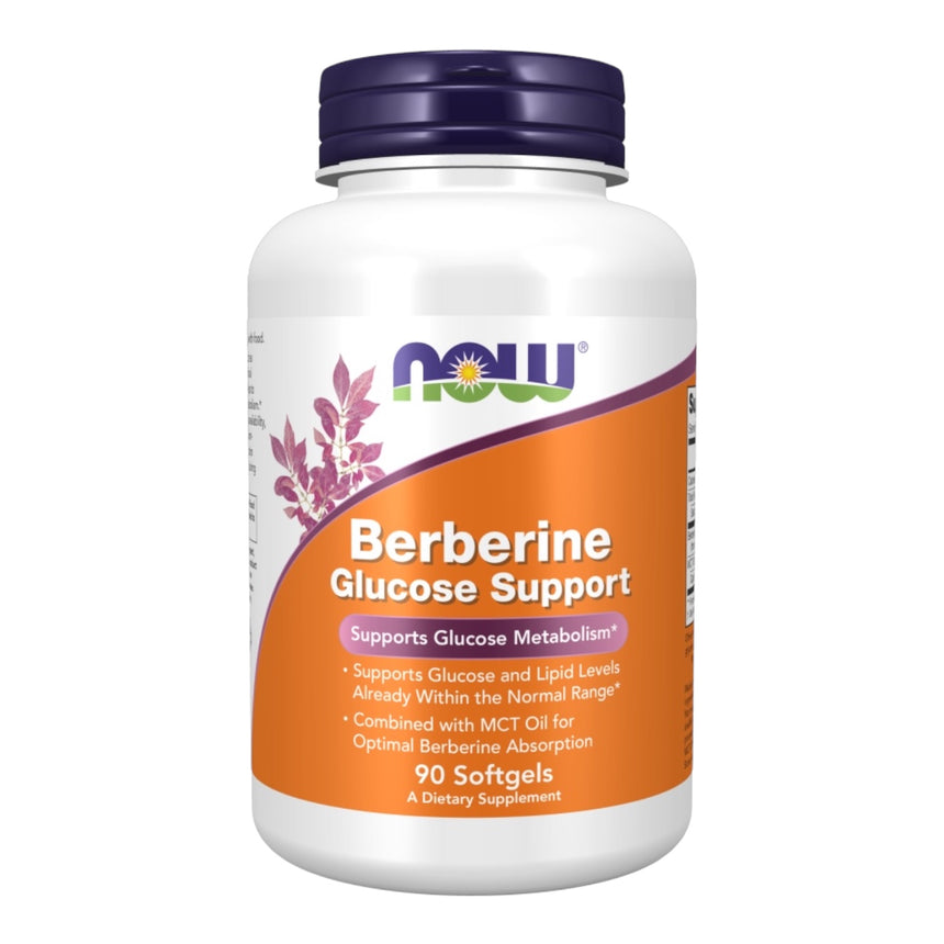 Cápsulas para la Glucosa Now Berberine Glucose Support Softgels