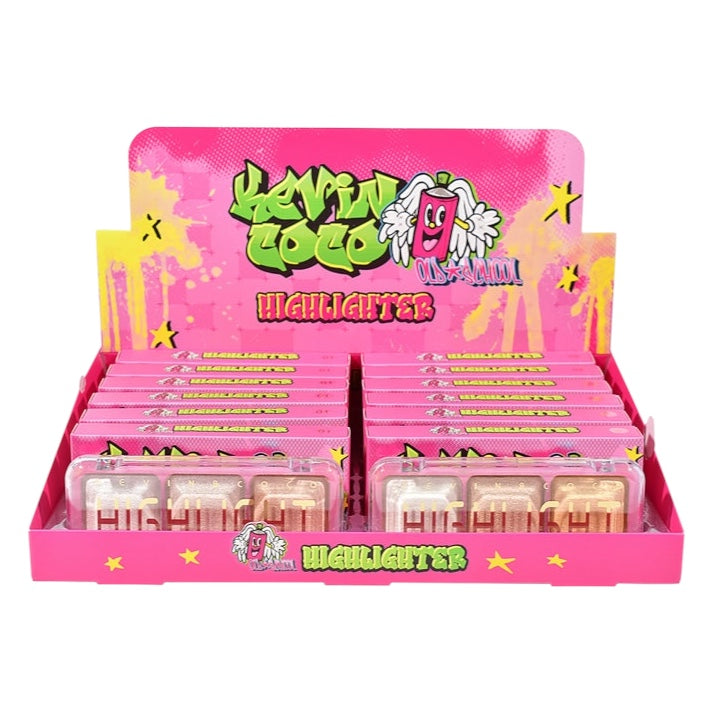 Paletas de Iluminadores Kevin & Coco Old School Highlighter