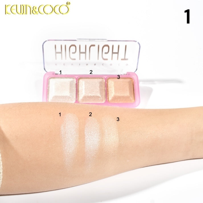 Paletas de Iluminadores Kevin & Coco Old School Highlighter