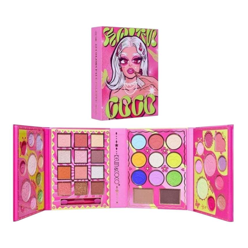 Paleta de Sombras Kevin & Coco 43 Colors Face Palette