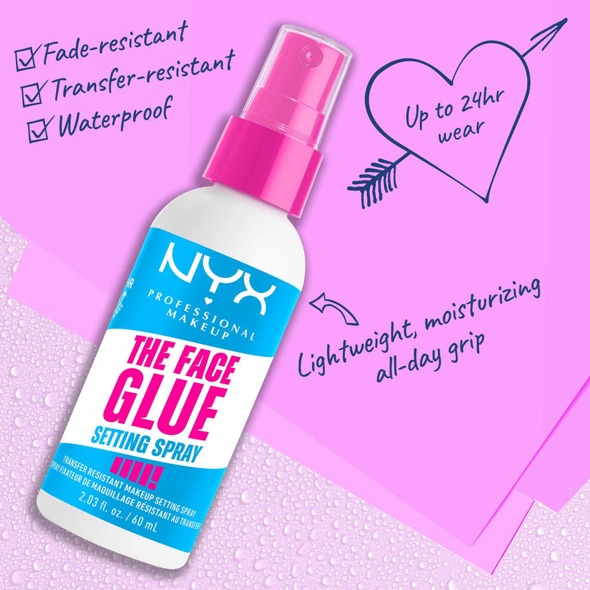 Spray Sellador de Maquillaje Nyx The Face Glue Setting Spray