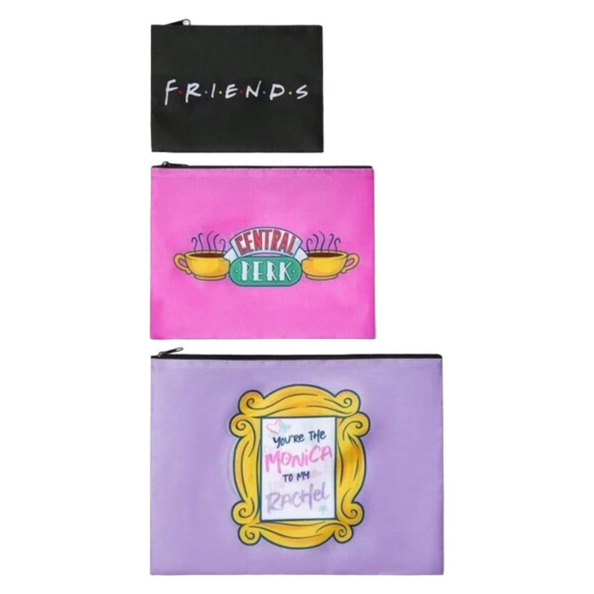 Kit de Bolsas Cosmetiqueras Friends x Shein