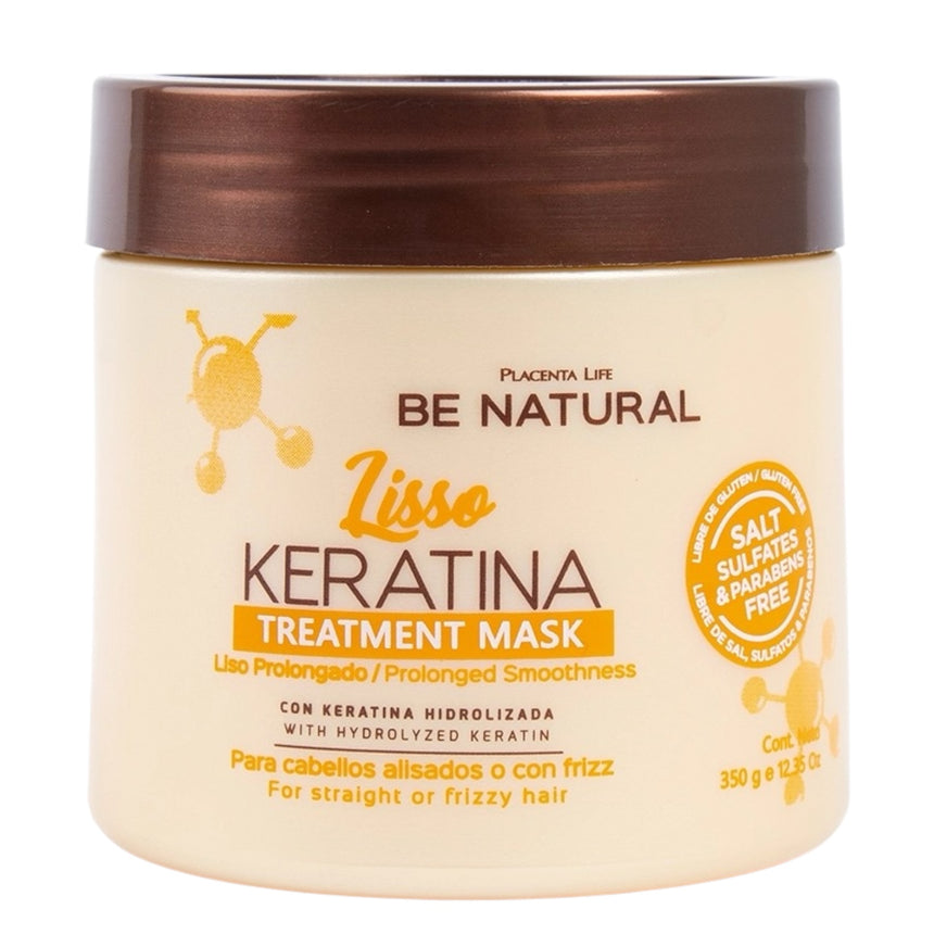 Mascarilla Be Natural Lisso Keratin 350g