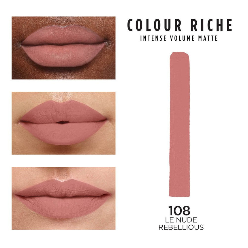 Labial Mate L’Oréal Colour Riche Intense Volume Matte Lipstick