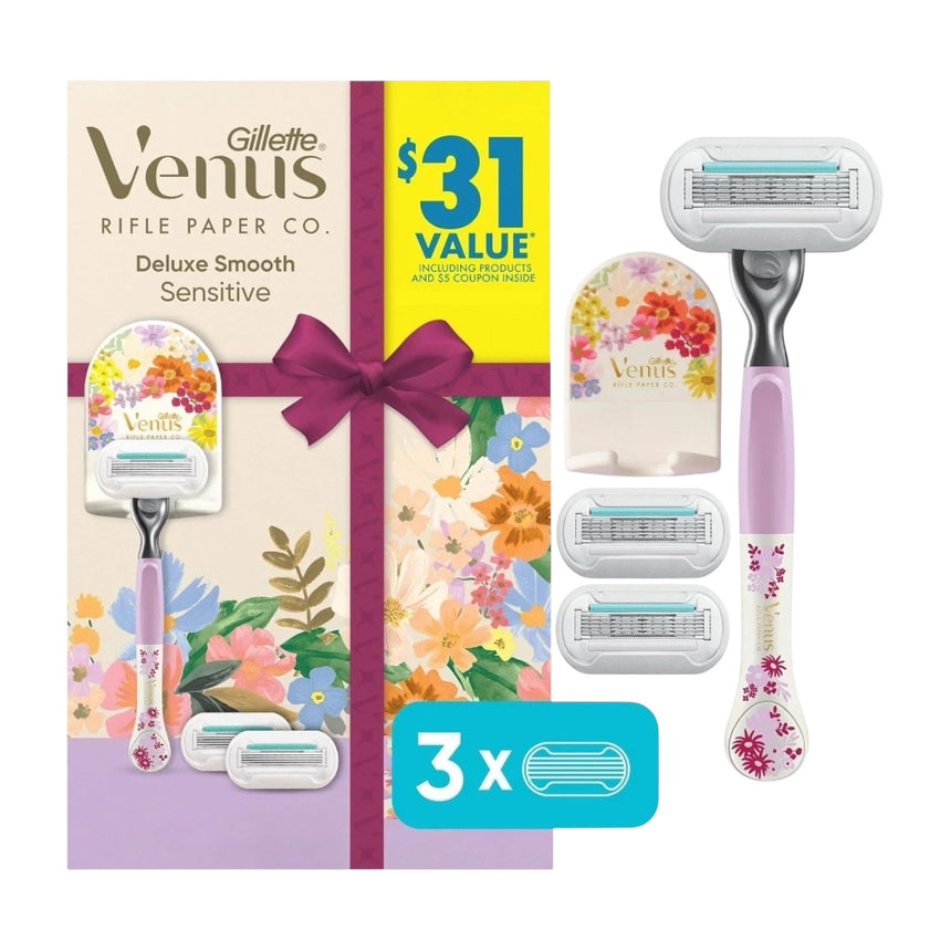 Al por Mayor Kit de Rasuradora Venus Rifle Paper Co Holiday Gift Set Deluxe Smooth Sensitive