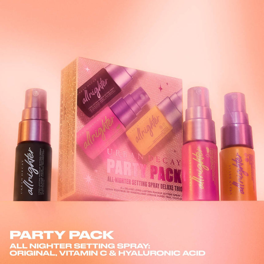 Al por Mayor Trío de Selladores Urban Decay Party Pack All Nighter Setting Spray Deluxe Trio