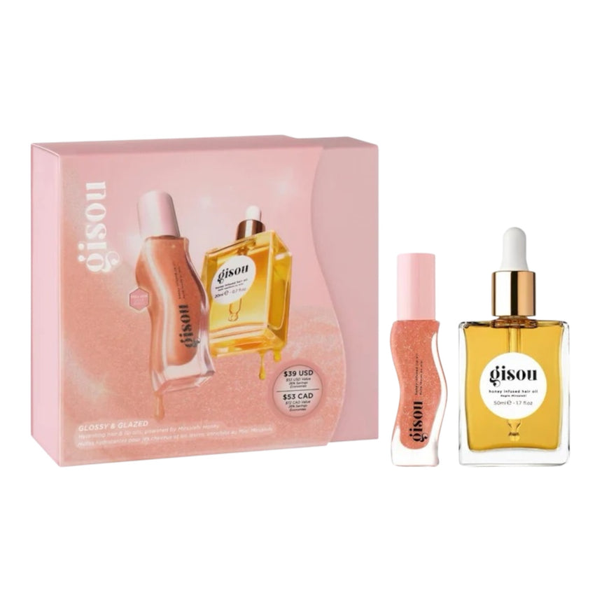 Al por Mayor Duo de Labios y Cabello Gisou Glossy & Glazed Gift Set