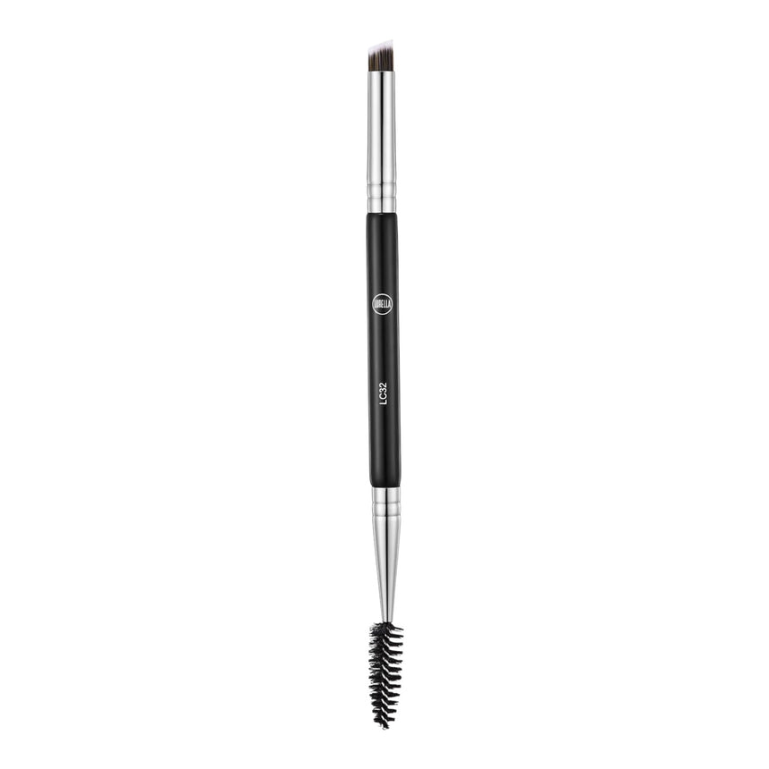 Brocha de Cejas Lurella Dual Ended Angled and Spoolie Brush
