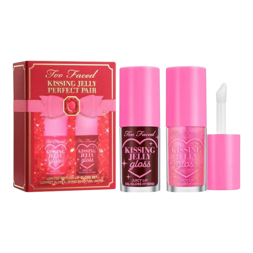 Duo de Lip Gloss Too Faced Kissing Jelly Perfect Pair Lip Gloss