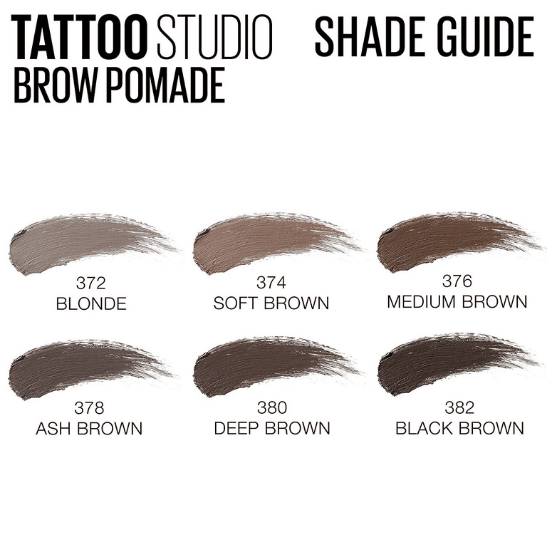 Pomada de Cejas Maybelline Tattoo Studio Brow Pomade Long Lasting Buidable