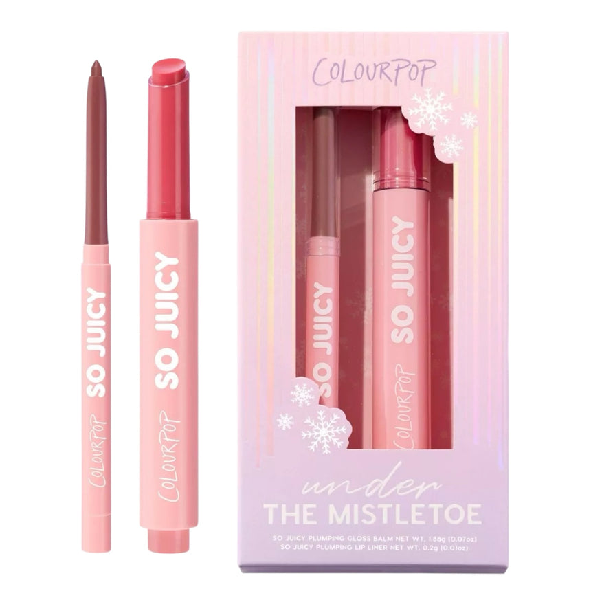 Duo de Labios ColourPop So Juicy Plumping Gloss Balm and Lip Liner