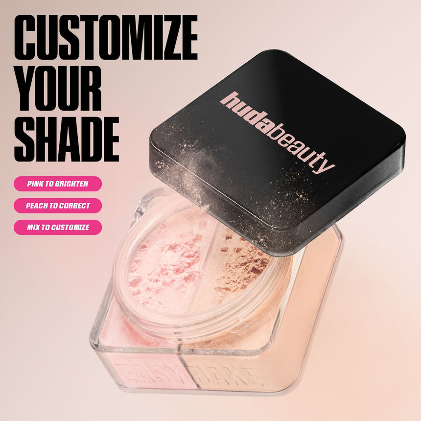 Polvos Sueltos Huda Beauty Easy Bake Loose Powder Brightening Correcting Duo