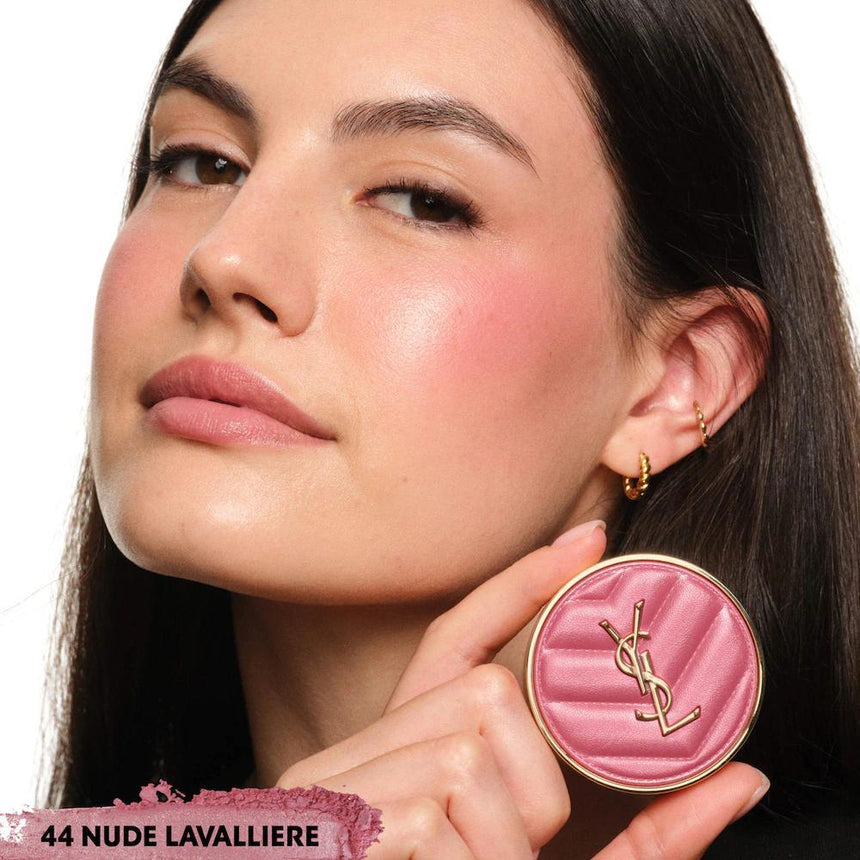 Kit Labios y Mejillas Yves Saint Laurent Iconic Pink Make Me Blush & Loveshine Lip Oil Stick Set