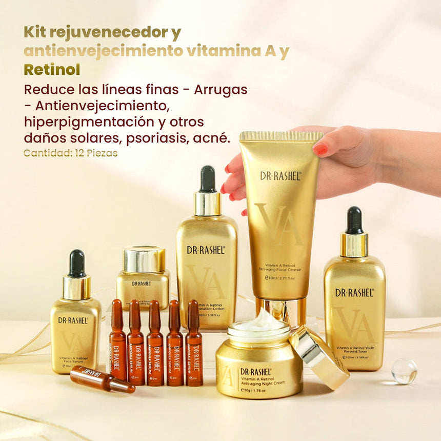 Kit de Retinol Rejuvenecedor Vitamina A y Retinol Dr. Rashel