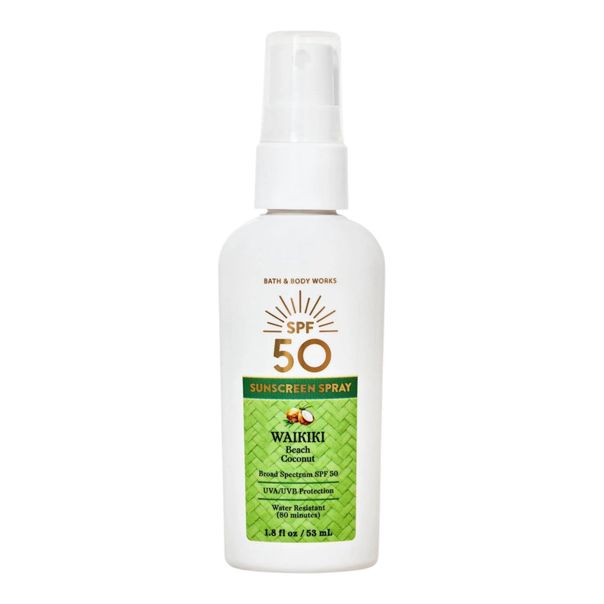 Al por Mayor Protector Solar de Coco en Spray Bath & Body Waikiki Beach Coconut Sunscreen Spray 50spf 74ml