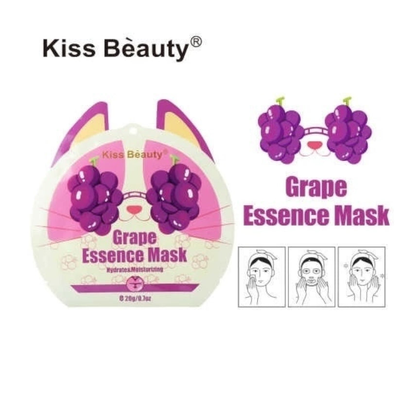 Mascarillas Hidratantes Variadas Kiss Beauty