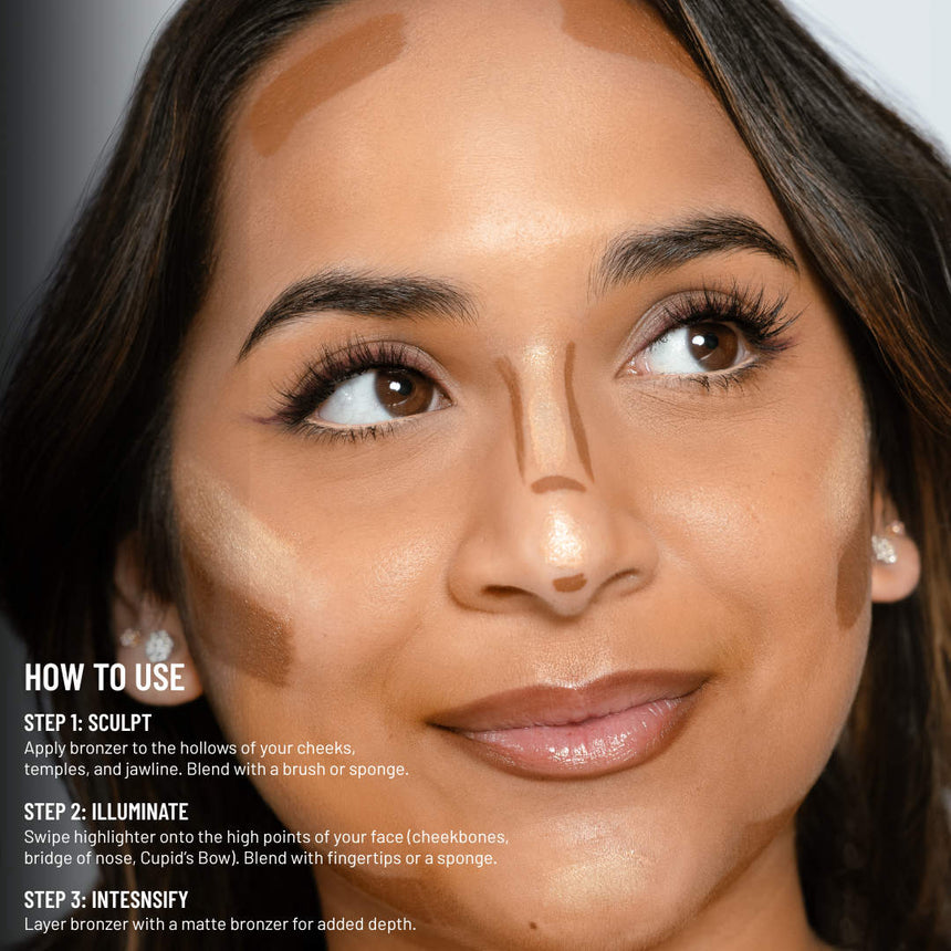 Dúo de Bronceador e Iluminador Lys Glow Worthy Two Piece Mini Bronze and Highlight Collection