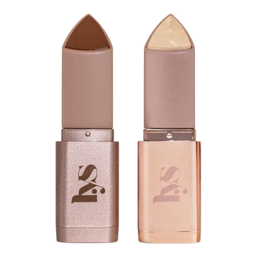 Al por Mayor Dúo de Bronceador e Iluminador Lys Glow Worthy Two Piece Mini Bronze and Highlight Collection