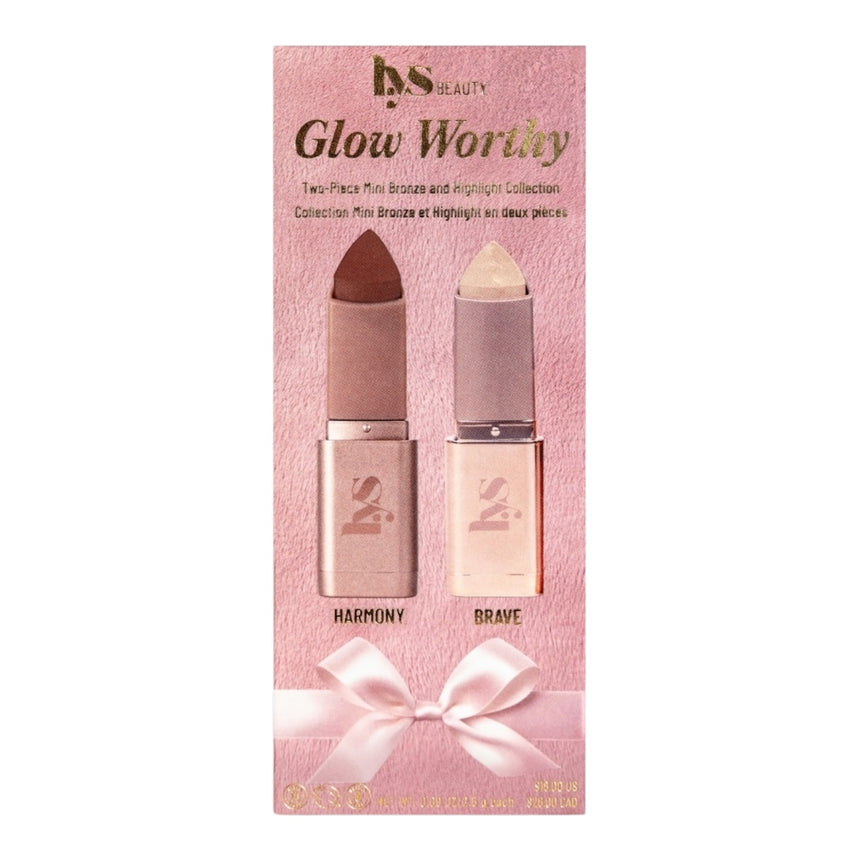 Dúo de Bronceador e Iluminador Lys Glow Worthy Two Piece Mini Bronze and Highlight Collection