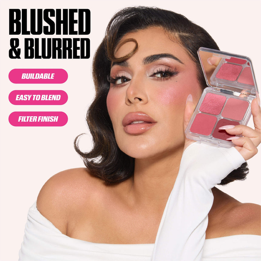 Paleta de Rubores Huda Beauty Blush Filter Blurring Blushlighters Palette