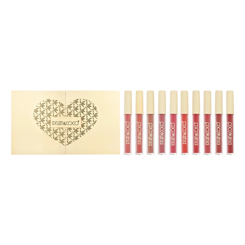 Kit de Labiales Kevin & Coco 10 Colors Lip Gloss