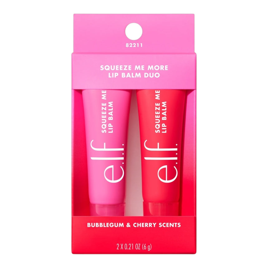Bálsamo de Labios E.l.f. Squeeze Me More Lip Balm Duo Cherry & Bubblegum
