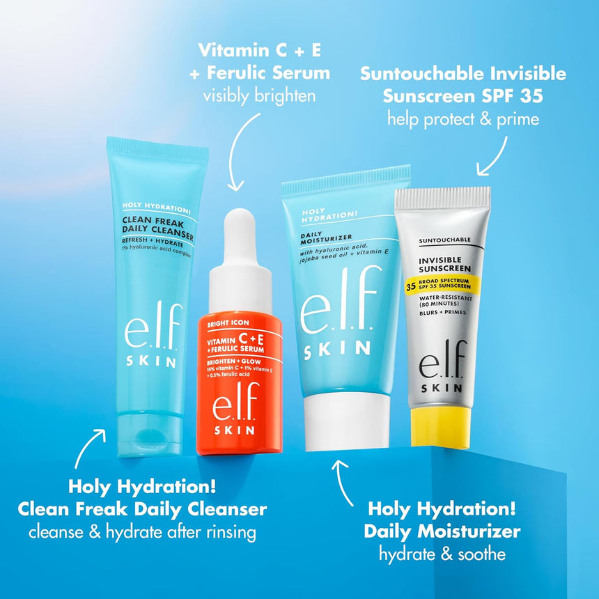 Kit de Cuidado Facial Wake the Elf Up Travel Size Skincare