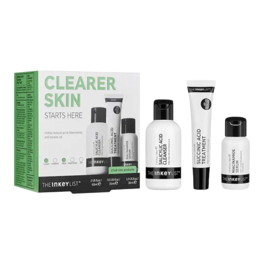 Kit de Skincare The Inkey List Clearer Skin Starts Here Set