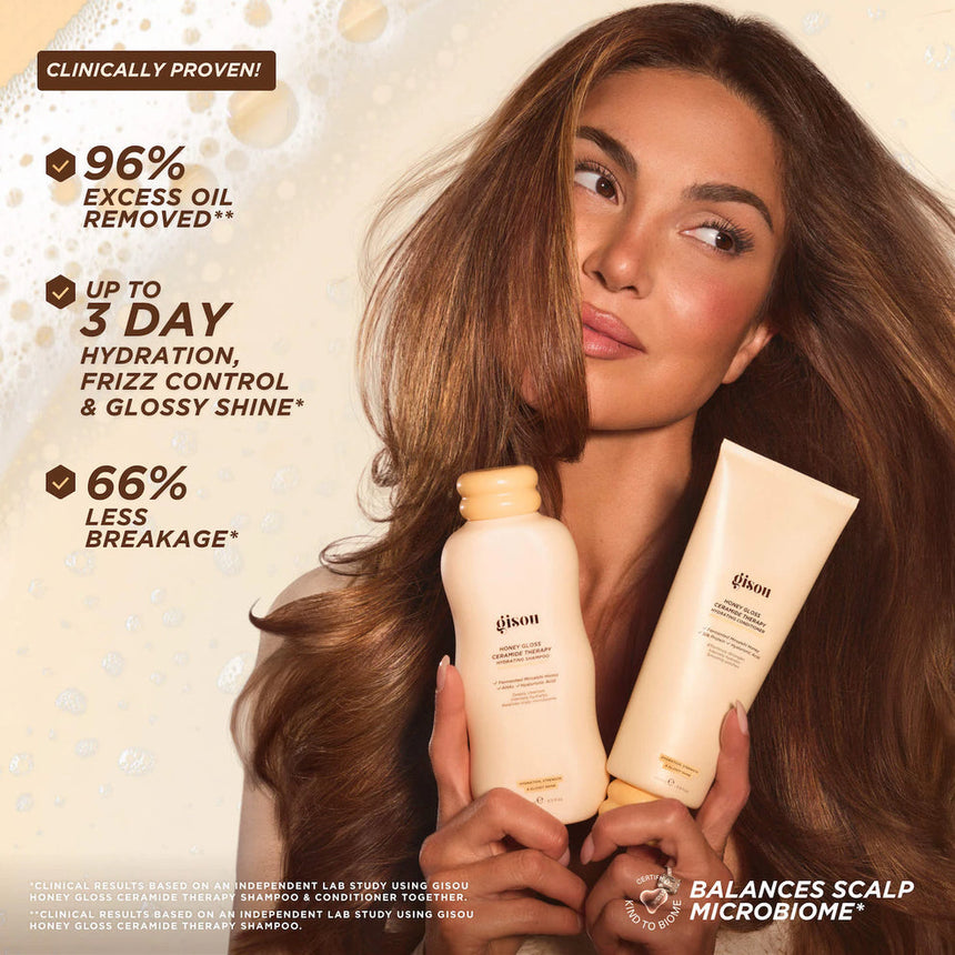 Shampoo Gisou Honey Gloss Shampoo Ceramide Therapy Hydrating 250ml