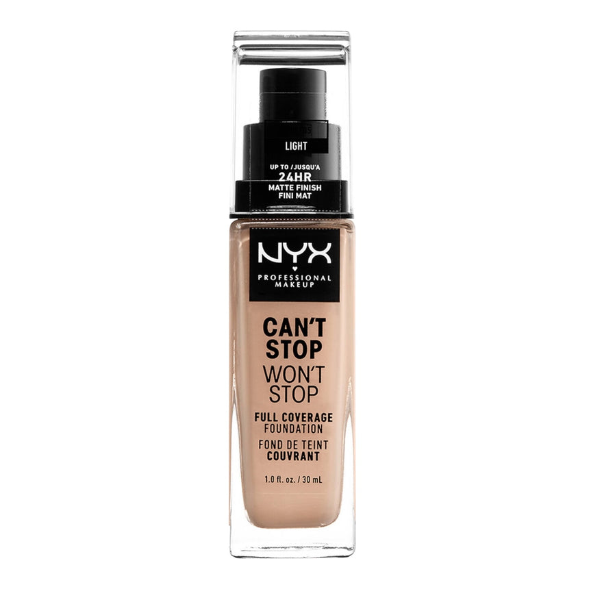 Base de Maquillaje Nyx Can’t Stop Won’t Stop Coverage Foundation