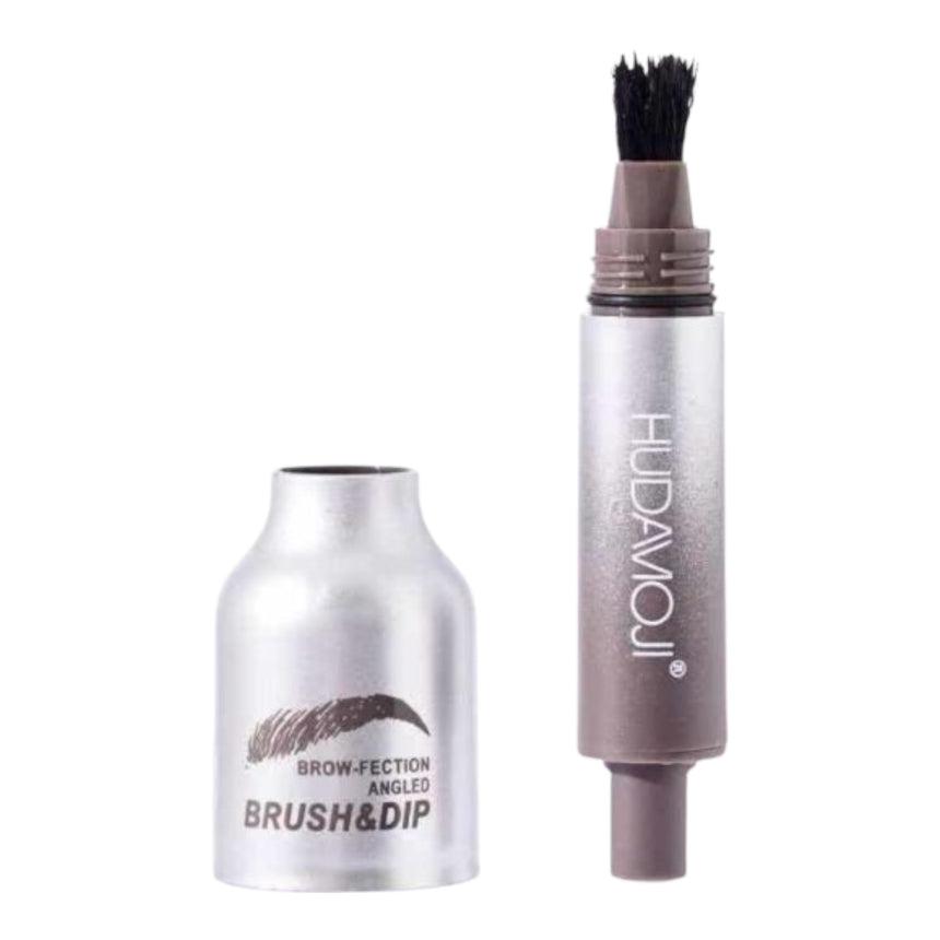 Brocha y Tinta de Cejas Hudamoji Brow Fection Angled Brush & Dip